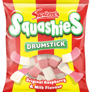 Swizzels Drumstick Squashies Original Raspberry & Milk Flavour 140g