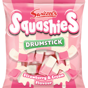 Swizzels Drumstick Squashies Strawberry & Cream Flavour 140g