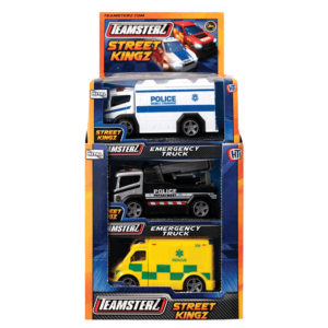 Teamsterz 4 Inch Emergency Trucks in Box