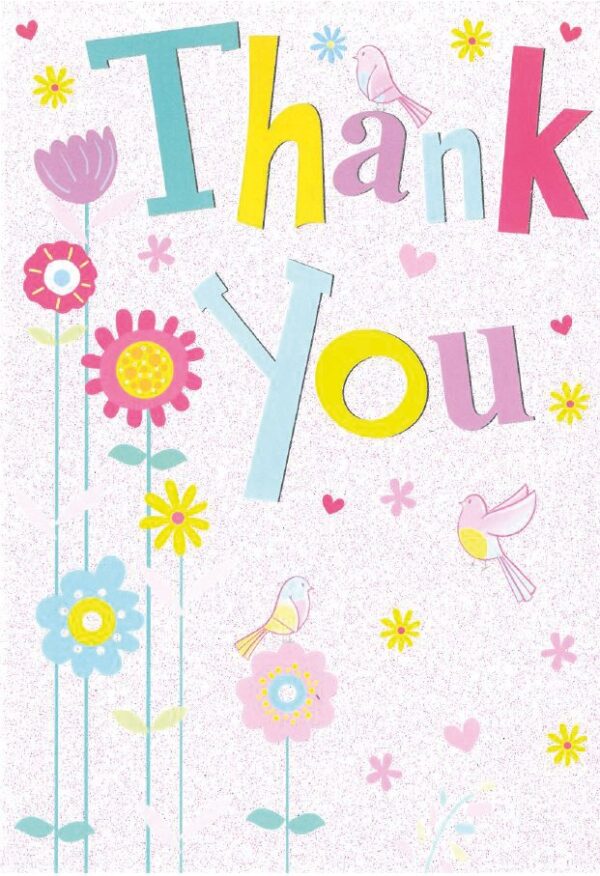 Thank You Card - Flowers