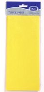 Tissue Paper 5 Sheets Hang Pack - Yellow