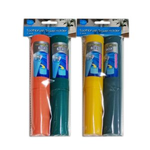 Toothbrush Travel Holder 2pk