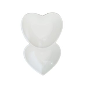 Twin Heart Sauce/Nut Bowl 15*8.5cm