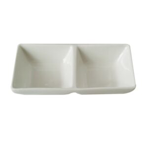 Twin Square Sauce/Nut Bowl 14.5x7cm