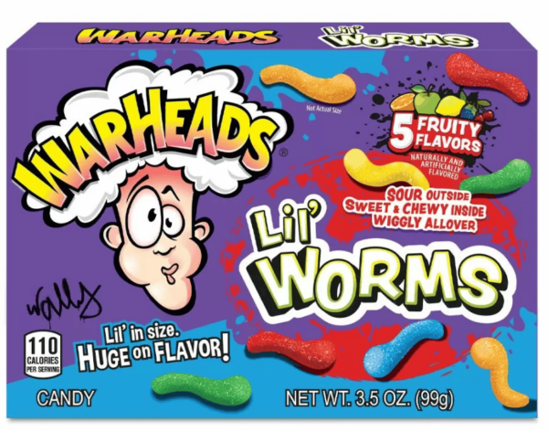 Warheads Lil Worms Theatre Box 99g