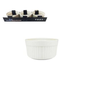 Whiteware Ramekins 100x50mm 3pk