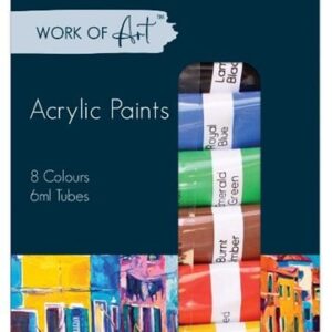 Work of Art Acrylic Paints Tubes