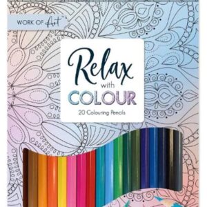 Work of Art Full Size Colour Pencils Colour Therapy