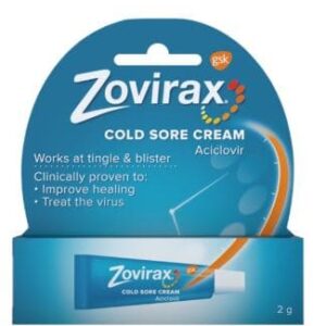 Zovirax Cold Sore Cream Tube 2g