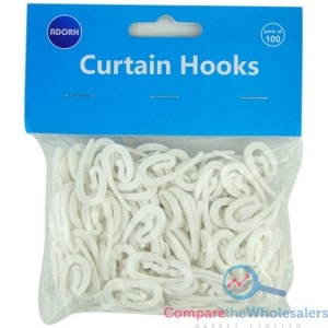 100PC CURTAIN HOOKS