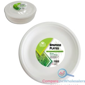 10inch Bagasse Plate 50pk