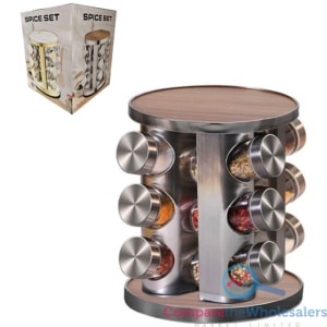 12pcs Rotating spice rack