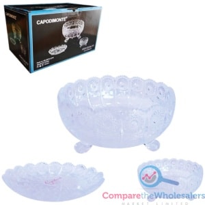 13pcs Glass Bowl and plate Set