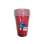 16oz Red Reusable Cup 6pk