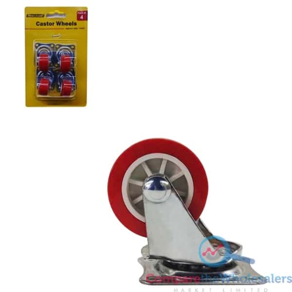 1inch Castor Wheels 4pk