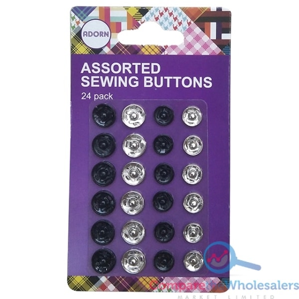 24PC Assorted Sewing Buttons