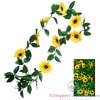 2m 8 Sunflower Garland