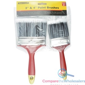 3'' & 4'' Paint Brushes 2pk