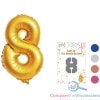 32" Giant Foil Number 8 Balloon