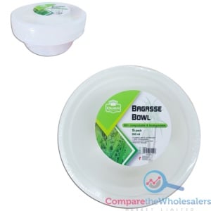 350ml Bagasse Bowl 15pk