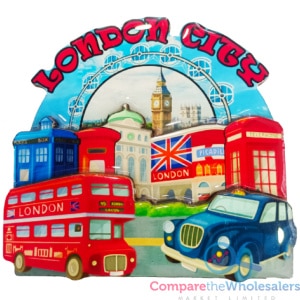 3D Fridge Magnet-City3