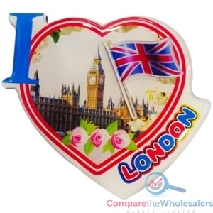 3D Fridge Magnet-HEART BB18