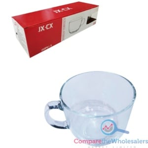 3pcs Glass Cup 500ml 10.8x8.5cm