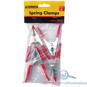 4PC 4'' SPRING CLAMP SET