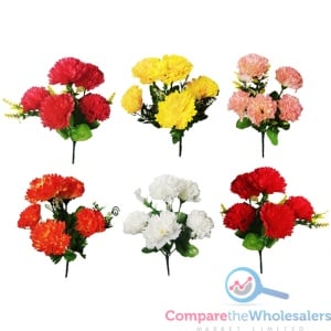 5 Heads Carnations Bunch