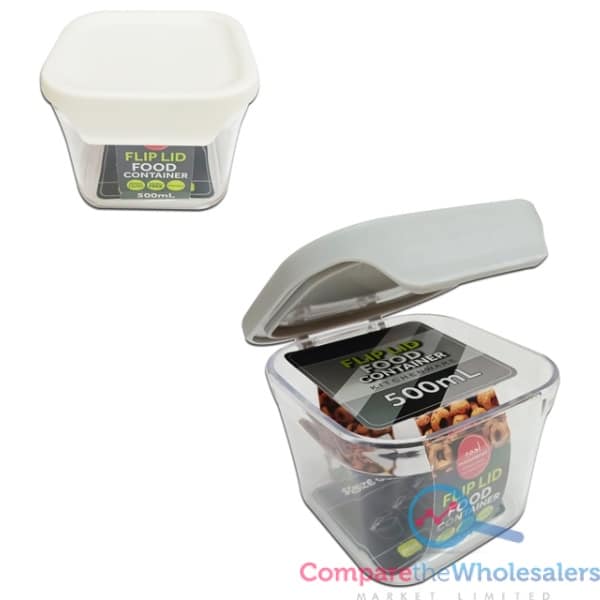 500ml Flip Lid Storage Jar