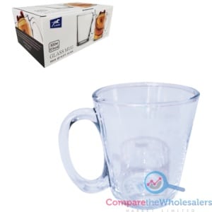 6pcs Glass Cup 300ml (8x10cm)