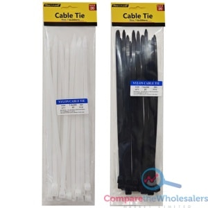 7.6x300mm Cable Tie 20pk