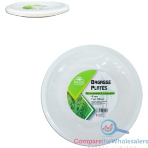 7inch Bagasse Plate 15pk