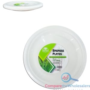 9inch Bagasse Plate 10pk