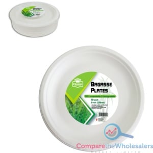 9inch Bagasse Plate 50pk