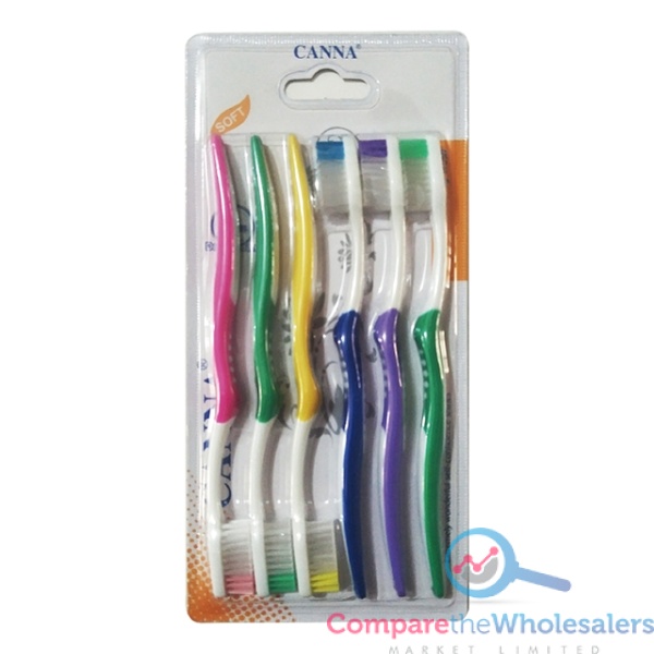 ADULT TOOTHBRUSH 6pk