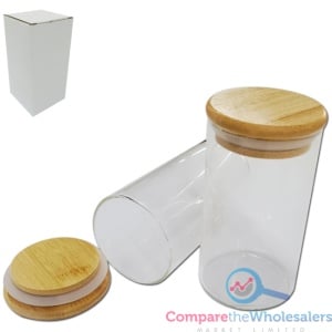 Airtight Glass Jar 350ml 6.5x12cm