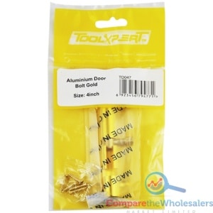 Aluminium Door Bolt Gold 4inch