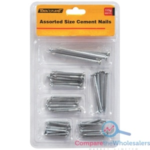 Assorted Size Cement Nails 115grams