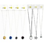 Asst Shapes Pendant Necklace 70cm