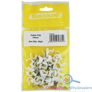 Cable Clip 10mm 40pk