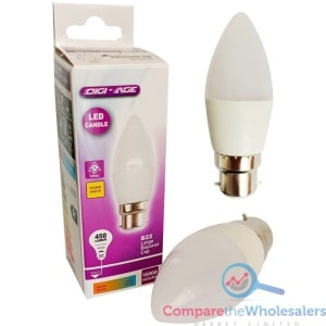 Candle LED Bulb 5W B22 Warm White