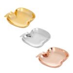 Chrome Apple Trinket Dish