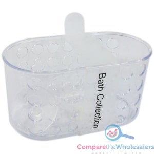 Clear Suction Shower Basket