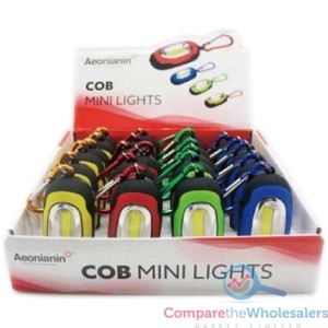 Cob LED Keyring Torch with Battery