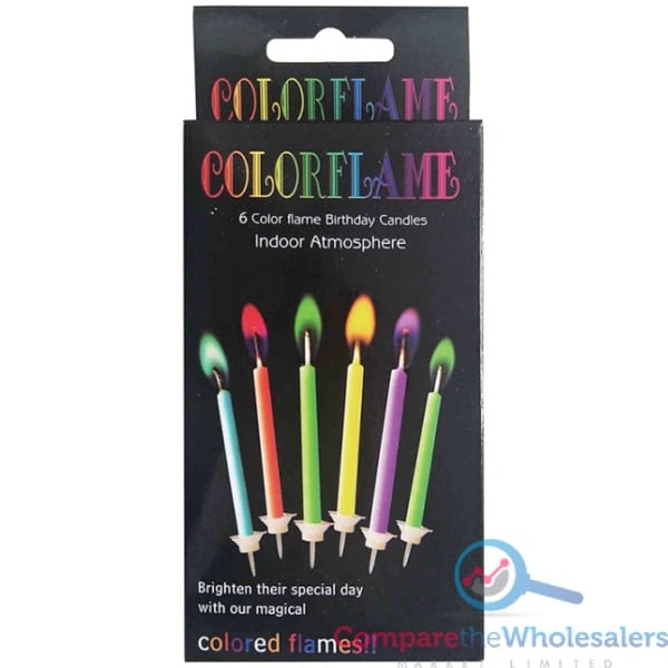 Colour Candle 6pk