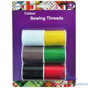 Colour Sewing Thread 6pk