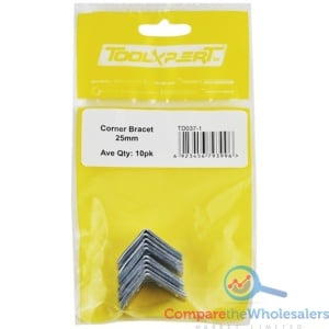 Corner Bracet 25mm 10pk