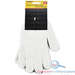  Cotton Work Gloves 2 Pairs