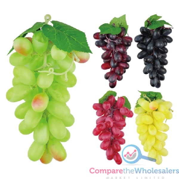 Decorative Grapes Bunch Asst Colours